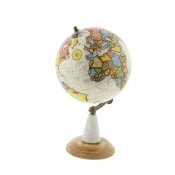 Promo 🌟 Grayson Lane 14-in x 8-in Contemporary Globe Mango Wood and Marble 🛒 -GRAYSON LANE Sales 2022 330858818 AlternateImage4 l