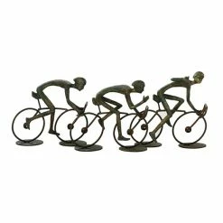 Hot Sale ⭐ Grayson Lane 8-in x 20-in Sculpture Bronze Polystone Cyclists 🌟 -GRAYSON LANE Sales 2022 330858820 AlternateImage3 l