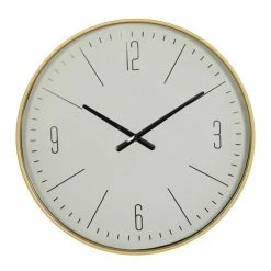 Cheap 🛒 Grayson Lane White Analogue Round Wall Standard Clock 🔔