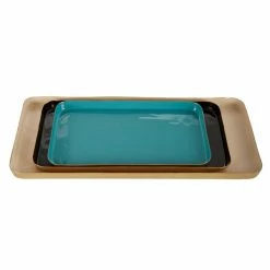 Budget ⌛ Grayson Lane Contemporary Tray Multicoloured Metal - Set of 3 🧨 -GRAYSON LANE Sales 2022 330858831 AlternateImage5 l