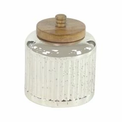 Best Sale 🧨 Grayson Lane Farmhouse Decorative Jar in Silver Glass - Set of 3 🤩 9 Best Sale 🧨 Grayson Lane Farmhouse Decorative Jar in Silver Glass - Set of 3 🤩 -GRAYSON LANE Sales 2022 330858838 AlternateImage5 l