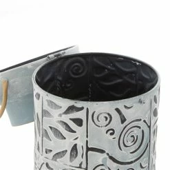 Promo 🌟 Grayson Lane Farmhouse Vase in Blue Metal - Set of 3 ❤️ -GRAYSON LANE Sales 2022 330858839 AlternateImage2 l