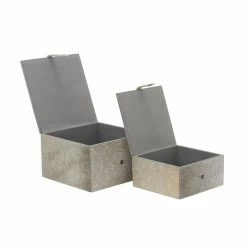 Hot Sale ๐ Grayson Lane Grey Leather Natural Box - Set of 2 ๐คฉ 8 Hot Sale ๐ Grayson Lane Grey Leather Natural Box - Set of 2 ๐คฉ -GRAYSON LANE Sales 2022 330858844 AlternateImage4 l