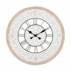 Best Sale 🎉 Grayson Lane Off-White Analogue Round Wall Standard Clock ✨