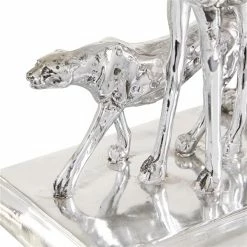 Buy 🎉 Grayson Lane 13-in x 27-in Sculpture Silver Polystone Safari Animal ⌛ -GRAYSON LANE Sales 2022 330858849 AlternateImage2 l
