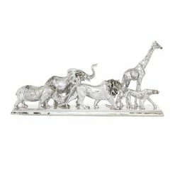 Buy 🎉 Grayson Lane 13-in x 27-in Sculpture Silver Polystone Safari Animal ⌛ -GRAYSON LANE Sales 2022 330858849 AlternateImage3 l
