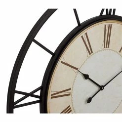 Best Sale 🛒 Grayson Lane Black and Beige Analogue Round Wall Standard Clock 🎁 -GRAYSON LANE Sales 2022 330858852 AlternateImage3 l