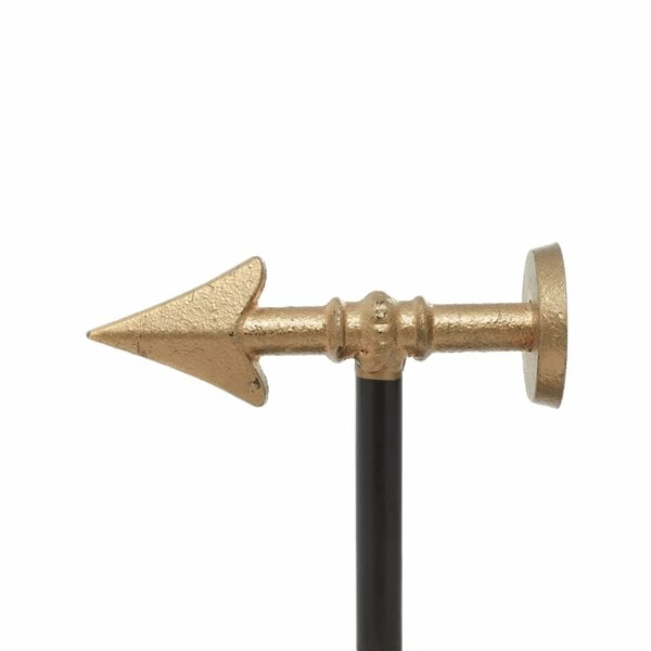 Best Sale π Grayson Lane 7-in x 7-in Black Contemporary Arrow Bookends Glass - Set of 2 π 3 Best Sale π Grayson Lane 7-in x 7-in Black Contemporary Arrow Bookends Glass - Set of 2 π - Image 3