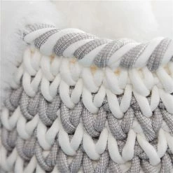 Hot Sale 🎉 Grayson Lane Bohemian Storage Basket - Grey Polyester - Set of 2 😍 -GRAYSON LANE Sales 2022 330858855 AlternateImage3 l