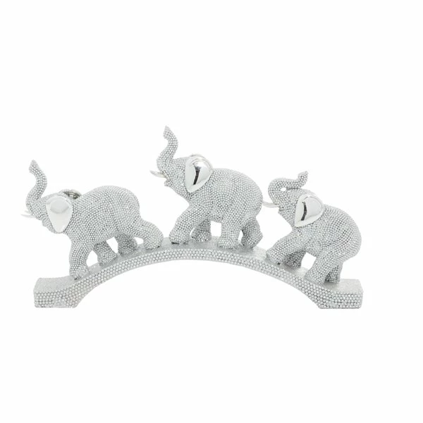 Top 10 🧨 Grayson Lane 7-in x 2-in Glam Sculpture Silver Polystone Elephant 🥰 4 Top 10 🧨 Grayson Lane 7-in x 2-in Glam Sculpture Silver Polystone Elephant 🥰 - Image 4