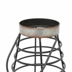Budget 🤩 Grayson Lane 1 Candle Metal Lantern Farmhouse Candle Holder (Grey) 🎉 -GRAYSON LANE Sales 2022 330858861 AlternateImage4 l