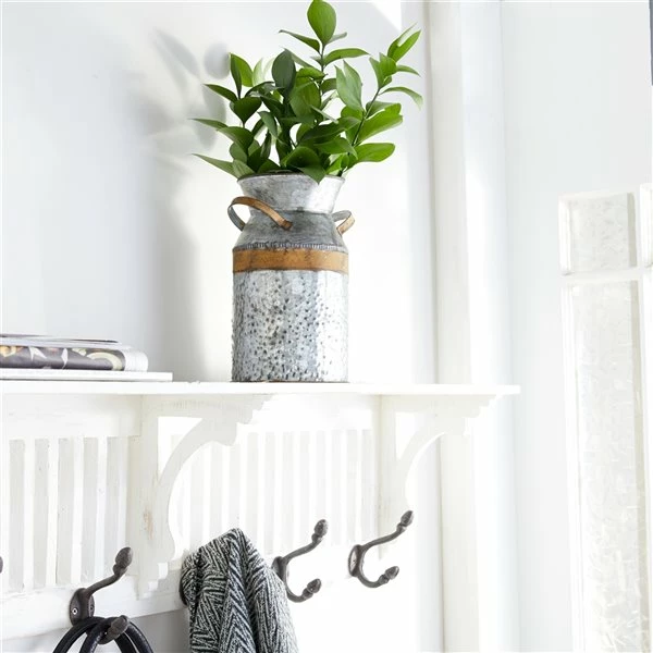 Top 10 ๐ Grayson Lane 9-in x 7-in Farmhouse Decorative Can Grey Iron ๐ 2 Top 10 ๐ Grayson Lane 9-in x 7-in Farmhouse Decorative Can Grey Iron ๐ - Image 2