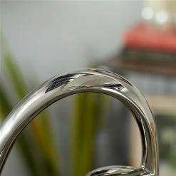 Outlet 🎁 Grayson Lane 24-in x 10-in Modern Sculpture Silver Ceramic Abstract ❤️ -GRAYSON LANE Sales 2022 330858875 AlternateImage2 l