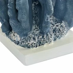 Coupon 👏 Grayson Lane 10-in x 7-in Coastal Sculpture Blue Polystone Coral 🧨 -GRAYSON LANE Sales 2022 330858876 AlternateImage2 l