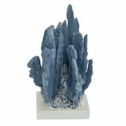 Coupon 👏 Grayson Lane 10-in x 7-in Coastal Sculpture Blue Polystone Coral 🧨 -GRAYSON LANE Sales 2022 330858876 AlternateImage4 l