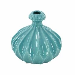 Wholesale 🤩 Grayson Lane 6-in x 6-in Modern Vase Blue Stoneware - Set of 3 🧨 -GRAYSON LANE Sales 2022 330858884 AlternateImage4 l