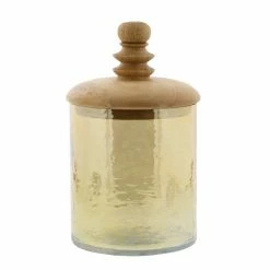 Hot Sale 😀 Grayson Lane Glam Decorative Jar Gold Glass - Set of 2 😍 -GRAYSON LANE Sales 2022 330858890 AlternateImage4 l