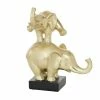 Brand new 🤩 Grayson Lane 10-in x 8-in Contemporary Elephant Sculpture Gold Polystone 🧨