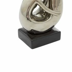 Budget ✨ Grayson Lane 15-in x 5-in Modern Sculpture Silver Porcelain Abstract 👏 -GRAYSON LANE Sales 2022 330858900 AlternateImage2 l