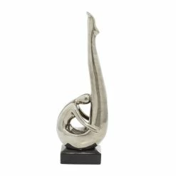 Budget ✨ Grayson Lane 15-in x 5-in Modern Sculpture Silver Porcelain Abstract 👏 -GRAYSON LANE Sales 2022 330858900 AlternateImage3 l