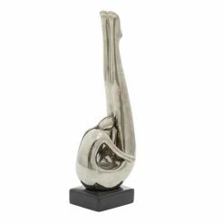 Budget ✨ Grayson Lane 15-in x 5-in Modern Sculpture Silver Porcelain Abstract 👏