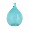 Brand new ❤️ Grayson Lane 22-in x 15-in Coastal Vase Turquoise Glass 🌟