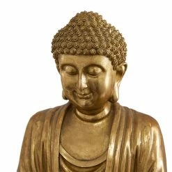 Top 10 🎁 Grayson Lane 16-in x 12-in Glam Sculpture Gold Polystone Buddha ✨ -GRAYSON LANE Sales 2022 330858913 AlternateImage2 l