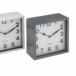 Cheapest 🥰 Grayson Lane Black and Grey Analogue Square Tabletop Standard Clock - Set of 3 🔥 -GRAYSON LANE Sales 2022 330858918 AlternateImage3 l