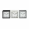 Cheapest 🥰 Grayson Lane Black and Grey Analogue Square Tabletop Standard Clock - Set of 3 🔥