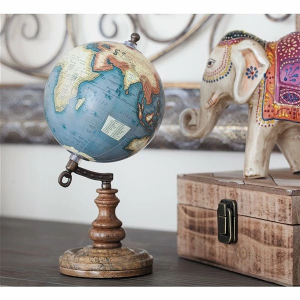 Best Pirce ๐งจ Grayson Lane 10-in x 5-in Traditional Globe Brown Marble and Metal ๐ 2 Best Pirce ๐งจ Grayson Lane 10-in x 5-in Traditional Globe Brown Marble and Metal ๐ - Image 2