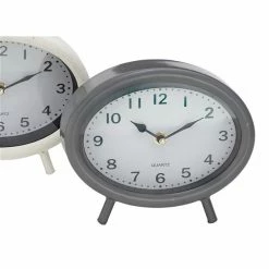 Best reviews of ⌛ Grayson Lane Black and Grey Analogue Oval Tabletop Standard Clock - Set of 3 ✔️ -GRAYSON LANE Sales 2022 330858922 AlternateImage3 l