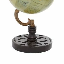 New 🎉 Grayson Lane 9-in x 5-in Traditional Globe Green Wood 😀 -GRAYSON LANE Sales 2022 330858924 AlternateImage2 l