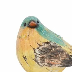 Outlet 🤩 Grayson Lane 9-in x 6-in Multicoloured Bird Rustic Sculpture Polystone - Set of 4 😉 -GRAYSON LANE Sales 2022 330858925 AlternateImage2 l