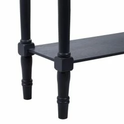 Cheapest 🛒 Grayson Lane 32-in x 32-in Wood Rustic Console Table - Black 🥰 -GRAYSON LANE Sales 2022 330858927 AlternateImage4 l