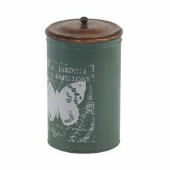 Budget ⌛ Grayson Lane Vintage Decorative Jar Green Tin - Set of 3 🎉 -GRAYSON LANE Sales 2022 330858928 AlternateImage4 l