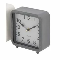 Flash Sale 💯 Grayson Lane Black and White Analogue Square Tabletop Standard Clock - Set of 3 🤩 -GRAYSON LANE Sales 2022 330858929 AlternateImage3 l
