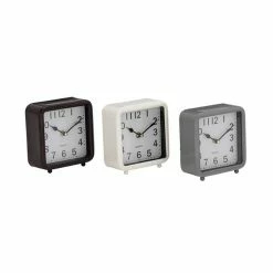 Flash Sale 💯 Grayson Lane Black and White Analogue Square Tabletop Standard Clock - Set of 3 🤩 -GRAYSON LANE Sales 2022 330858929 AlternateImage5 l