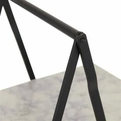 Top 10 🎁 Grayson Lane 23-in x 20-in Contemporary White Marble and Ion 3 Tier Tray Stand ✨ -GRAYSON LANE Sales 2022 330858932 AlternateImage2 l