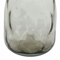 Promo ⌛ Grayson Lane 11-in x 8-in Coastal Vase Grey Glass 🎁 -GRAYSON LANE Sales 2022 330858935 AlternateImage2 l