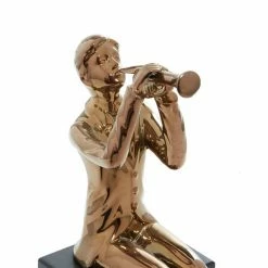 Top 10 ✔️ Grayson Lane 5-in x 13-in Copper Modern Musician Sculpture Porcelain - Set of 4 🛒 -GRAYSON LANE Sales 2022 330858953 AlternateImage2 l