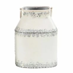 Top 10 💯 Grayson Lane Farmhouse White Metal Decorative Jar - Set of 2 👏 9 Top 10 💯 Grayson Lane Farmhouse White Metal Decorative Jar - Set of 2 👏 -GRAYSON LANE Sales 2022 330858954 AlternateImage4 l