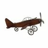 Outlet ✨ Grayson Lane 9-in x 16-in Vintage Sculpture Brown Wood Airplane 😀