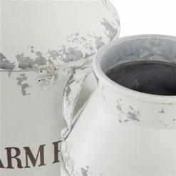 Best reviews of 🔥 Grayson Lane Farmhouse Decorative Jar White Metal - Set of 2 ✔️ -GRAYSON LANE Sales 2022 330858959 AlternateImage2 l