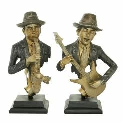 Cheapest 🧨 Grayson Lane Gold Vintage Musician Sculpture in Polystone - Set of 2 👏 -GRAYSON LANE Sales 2022 330858966 AlternateImage3 l