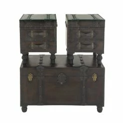 Flash Sale 🎉 Grayson Lane 36-in x 16-in Traditional Storage Bench - Brown Wood 😍 -GRAYSON LANE Sales 2022 330858970 AlternateImage5 l