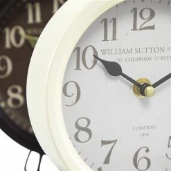 Best reviews of 🛒 Grayson Lane Black and White Analogue Round Tabletop Clock - Set of 2 🛒 -GRAYSON LANE Sales 2022 330858973 AlternateImage3 l