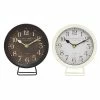 Best reviews of 🛒 Grayson Lane Black and White Analogue Round Tabletop Clock - Set of 2 🛒