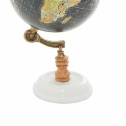 Best Pirce 🛒 Grayson Lane 11-in x 6-in Contemporary Globe Black Marble and Metal 🧨 -GRAYSON LANE Sales 2022 330858974 AlternateImage2 l