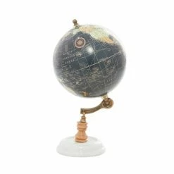Best Pirce 🛒 Grayson Lane 11-in x 6-in Contemporary Globe Black Marble and Metal 🧨 -GRAYSON LANE Sales 2022 330858974 AlternateImage4 l