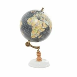 Best Pirce π Grayson Lane 11-in x 6-in Contemporary Globe Black Marble and Metal π§¨